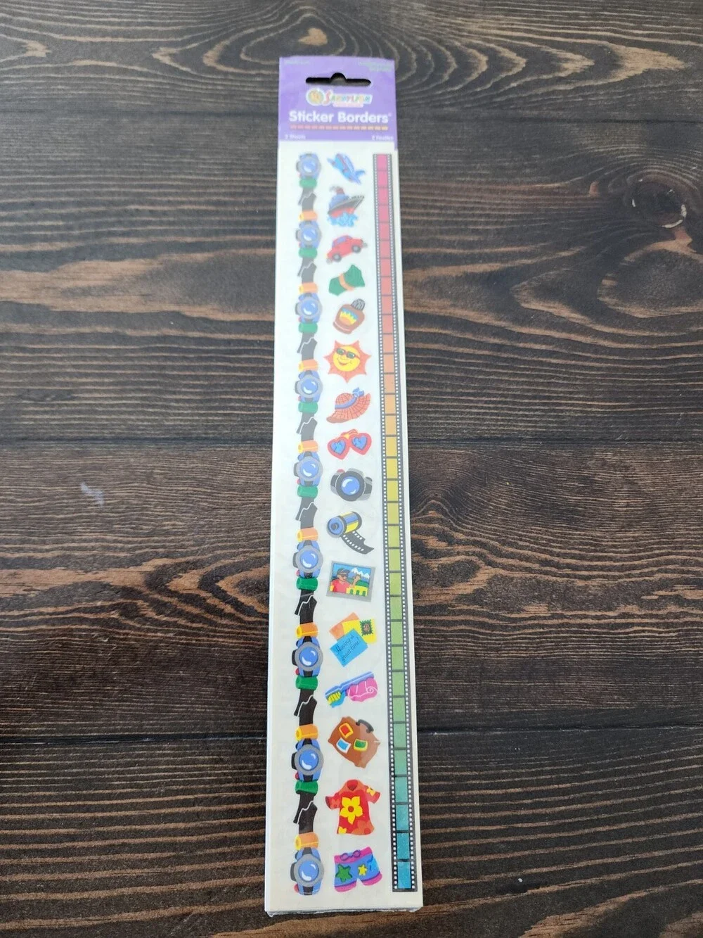 Sandylion Sticker Borders FILM STRIP Camera Film Vacation 2 Sheets Sealed #21